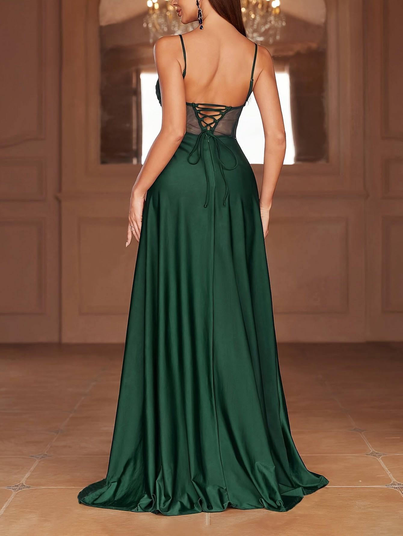 Elegant Strapless High-Waist Maxi Dress – Fitted Long Evening Gown for Parties & Banquets