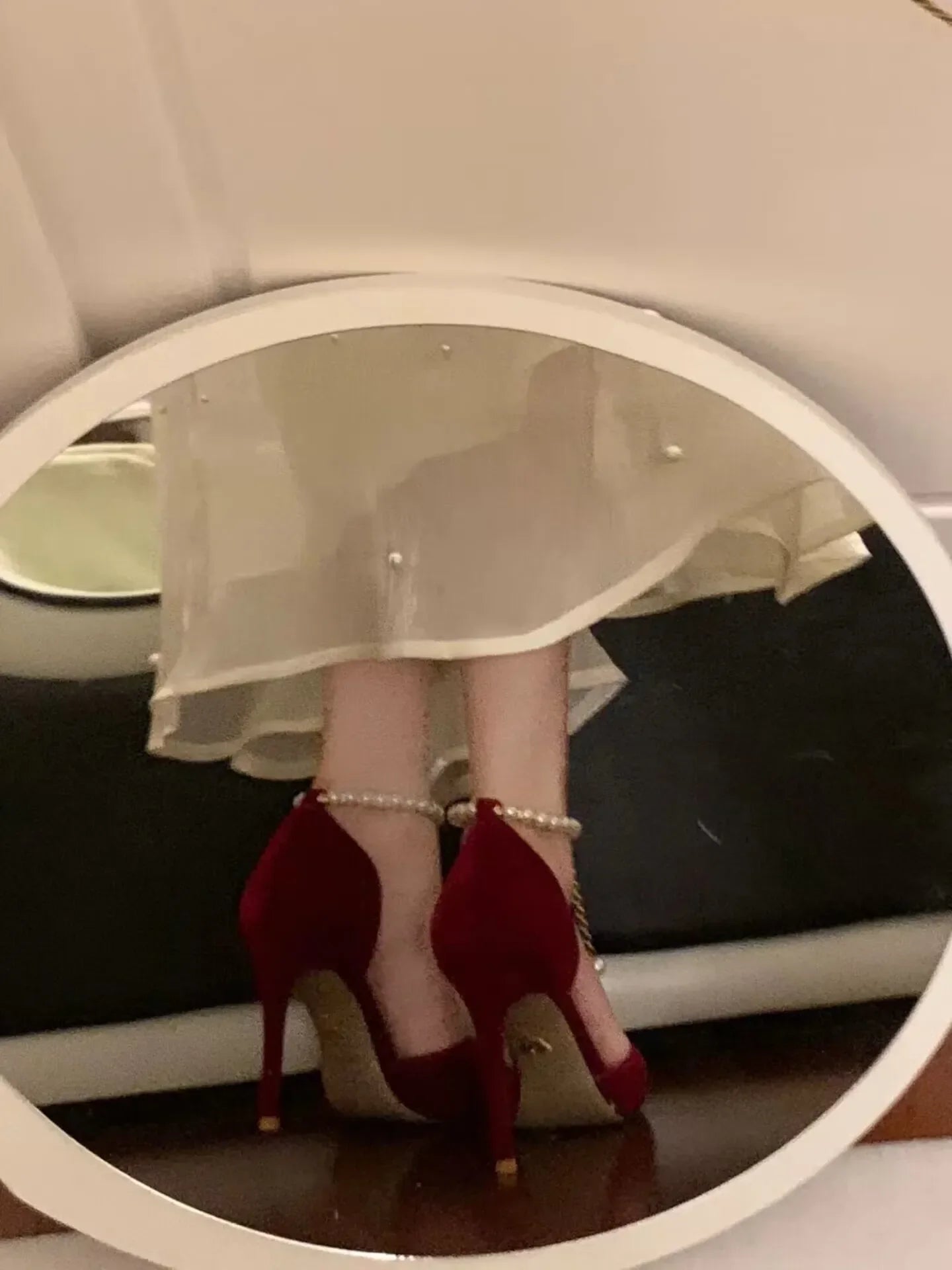 VougeVamp Pointed Toe High Heel Bridal Shoes – Elegant Metal Buckle Strap Stilettos for Weddings & Special Occasions