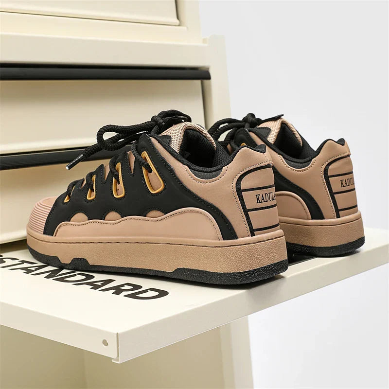 VougeVamp Women's Luxury Chunky Sneakers – Breathable Mesh Sports & Casual Running Shoes - VougeVampUK