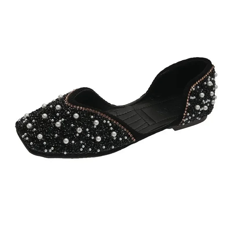 VougeVamp Women's Pointed Toe Loafers – Soft Sole Flat Shoes for Elegant & Casual Wear