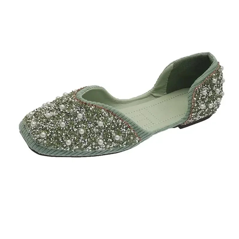 VougeVamp Women's Pointed Toe Loafers – Soft Sole Flat Shoes for Elegant & Casual Wear