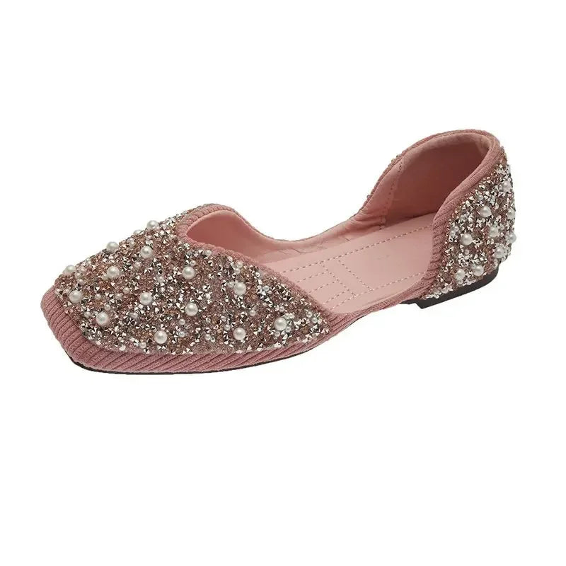 VougeVamp Women's Pointed Toe Loafers – Soft Sole Flat Shoes for Elegant & Casual Wear