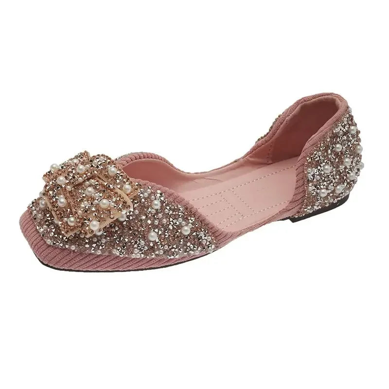 VougeVamp Women's Pointed Toe Loafers – Soft Sole Flat Shoes for Elegant & Casual Wear