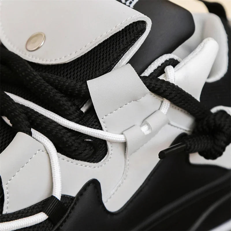 VougeVamp Women's Luxury Chunky Sneakers – Breathable Mesh Sports & Running Shoes - VougeVampUK