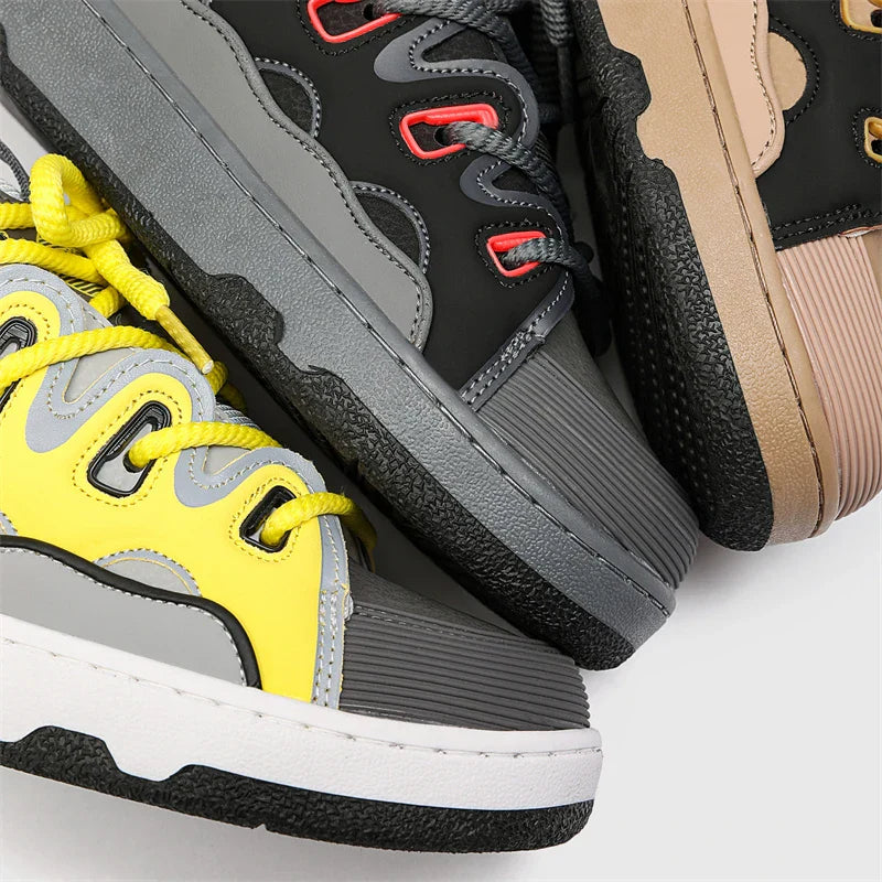 VougeVamp Women's Luxury Chunky Sneakers – Breathable Mesh Sports & Casual Running Shoes - VougeVampUK