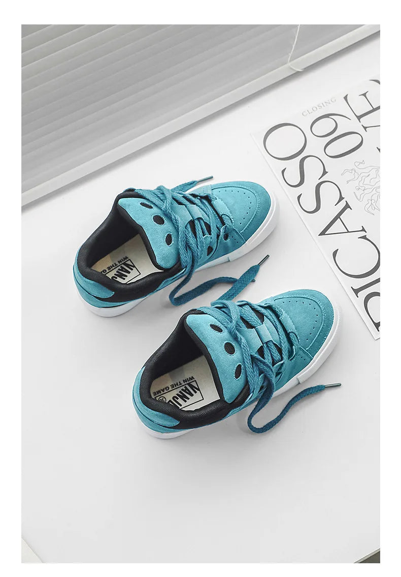 VougeVamp Women's Chunky Platform Sneakers – Trendy Pink Skateboard & Sports Shoes - VougeVampUK