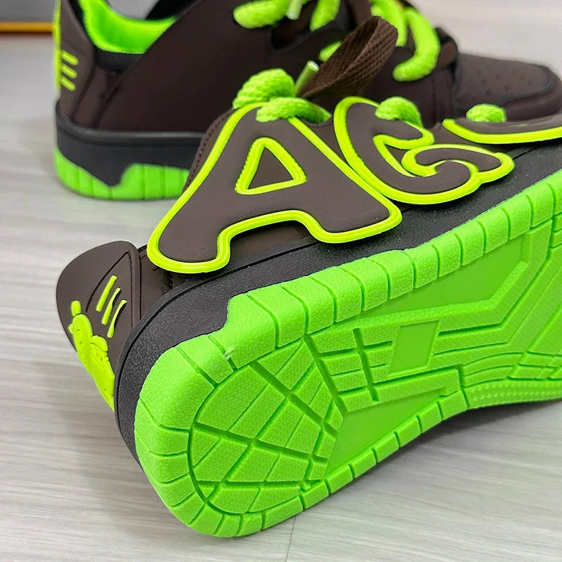 VougeVamp Unisex Skateboard Street Sneakers – High-Quality Hip-Hop Vulcanized Casual Shoes - VougeVampUK