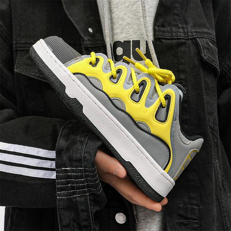 VougeVamp Women's Luxury Chunky Sneakers – Breathable Mesh Sports & Casual Running Shoes - VougeVampUK