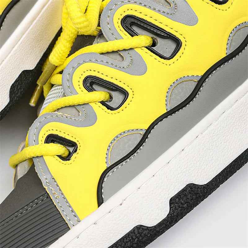 VougeVamp Women's Luxury Chunky Sneakers – Breathable Mesh Sports & Casual Running Shoes - VougeVampUK