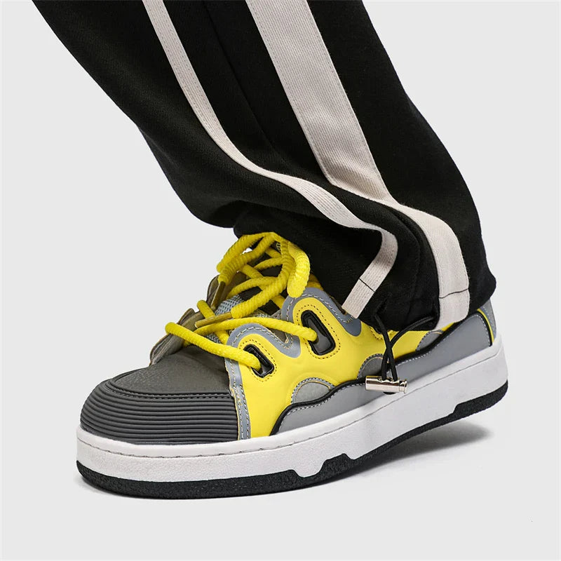 VougeVamp Women's Luxury Chunky Sneakers – Breathable Mesh Sports & Casual Running Shoes - VougeVampUK