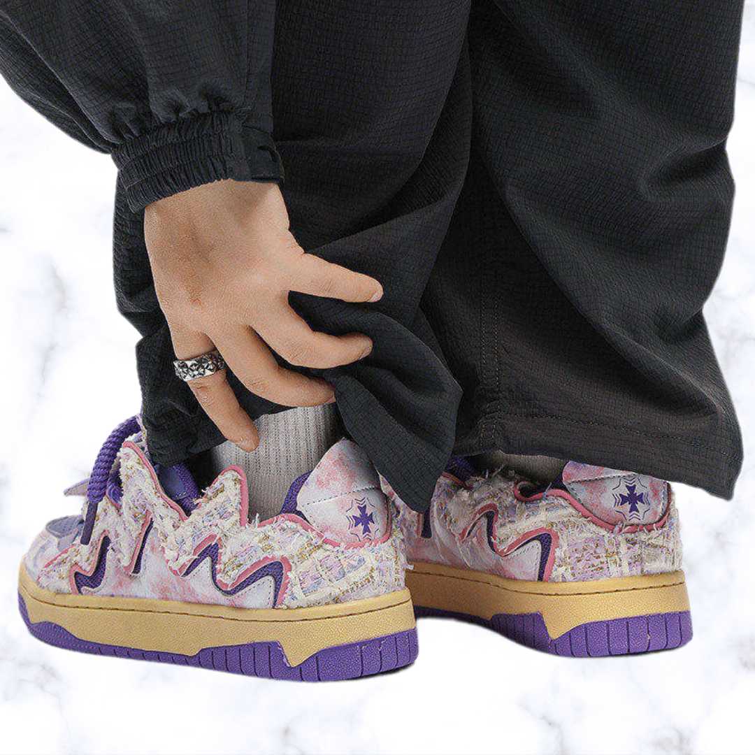 Unisex Designer Skateboard Sneakers – Luxury Low Vulcanized Streetwear Shoes, Hip Hop Style Trainers