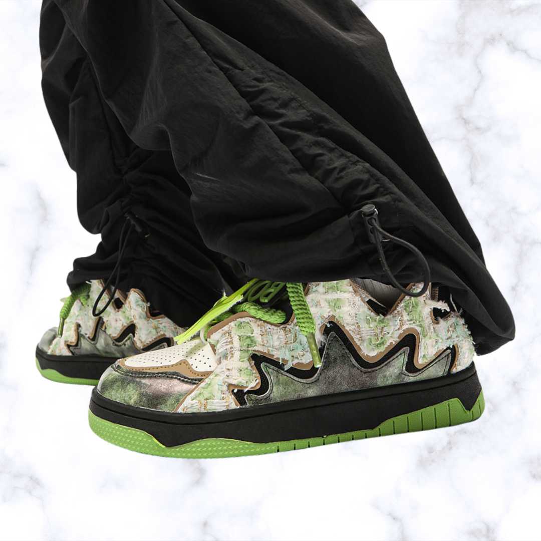 Unisex Designer Skateboard Sneakers – Luxury Low Vulcanized Streetwear Shoes, Hip Hop Style Trainers