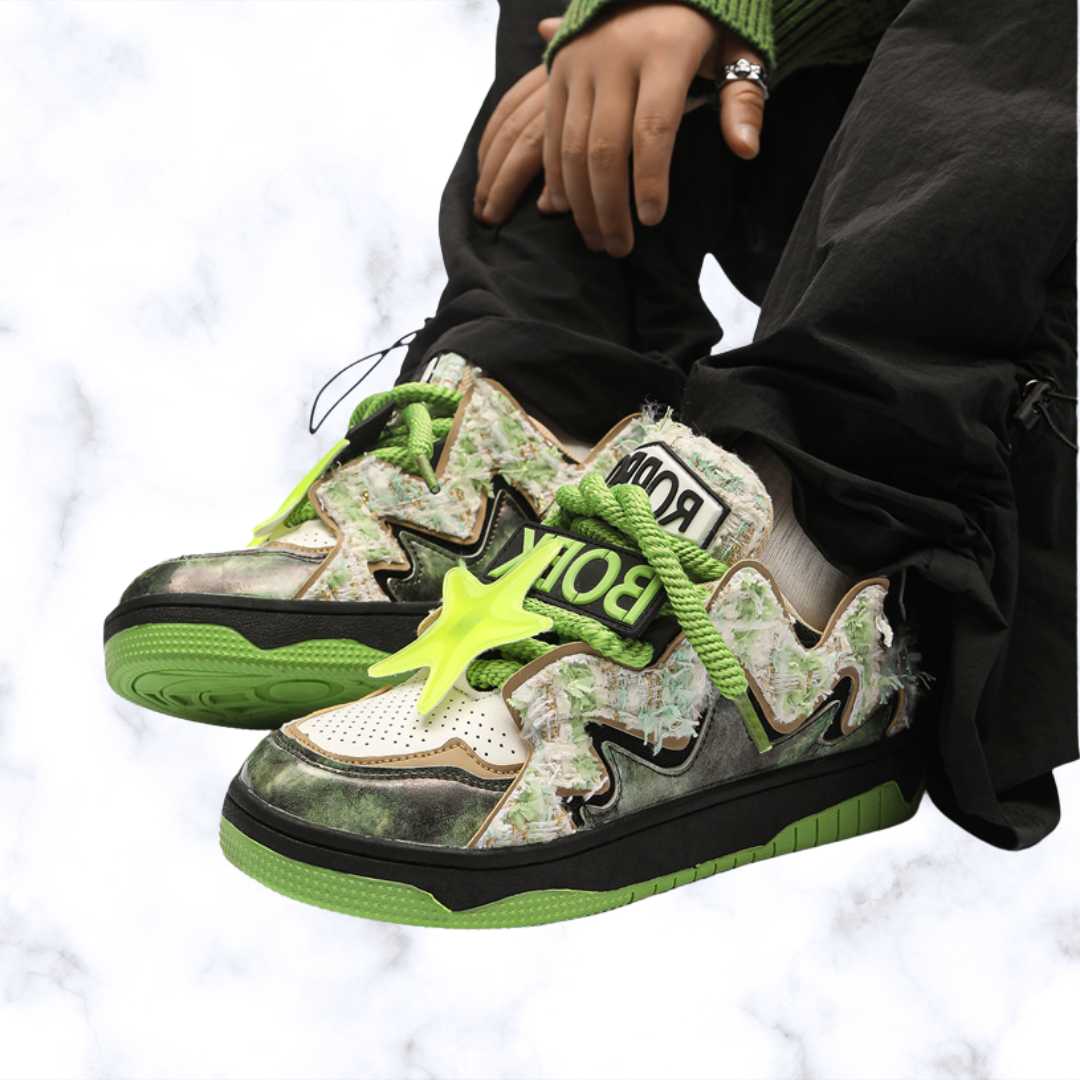 Unisex Designer Skateboard Sneakers – Luxury Low Vulcanized Streetwear Shoes, Hip Hop Style Trainers