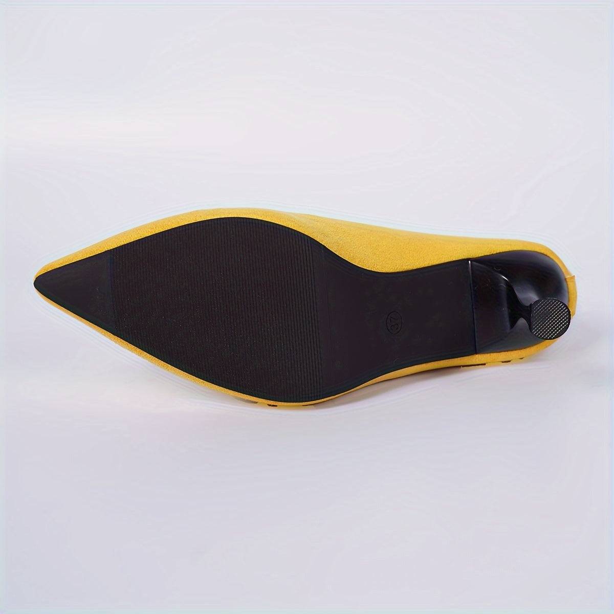 VougeVamp Elegant Ankle Boots – Pointed Toe Stiletto Heel Dress Boots - VougeVampUK