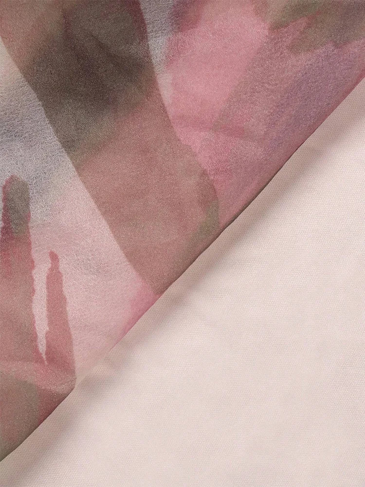 VougeVamp Elegant Floral Print Long Dress – Summer Holiday Maxi Dress with Lantern Sleeves & Ruffled Hem