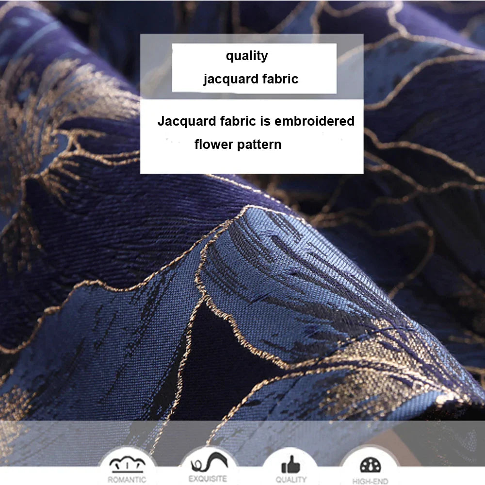 VougeVamp Elegant Floral Jacquard Maxi Dress – Long Sleeve V-Neck Formal Gown for Autumn & Winter