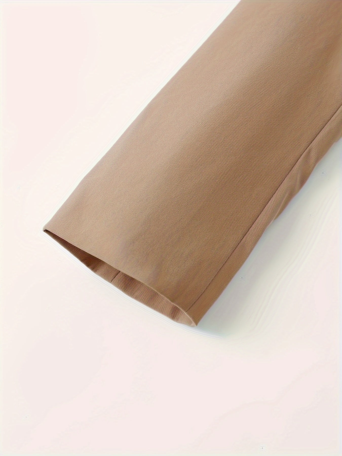 VougeVamp Stylish Floral Print Three-Piece Suit Set – Long Coat, Strapless Inner Top & Loose Straight-Leg Pants