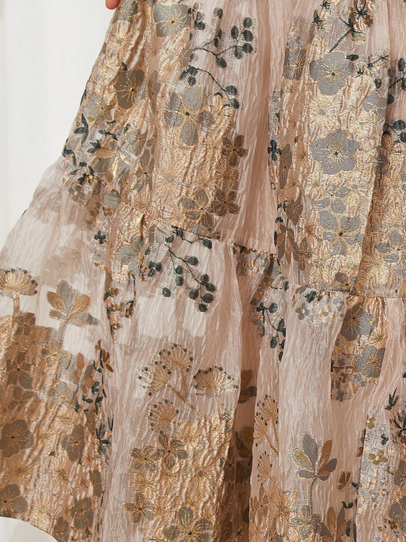 Elegant Embroidery Organza Backless Sleeveless Long Halter Dress – Fashion Beach Holiday Party Dress - VougeVampUK