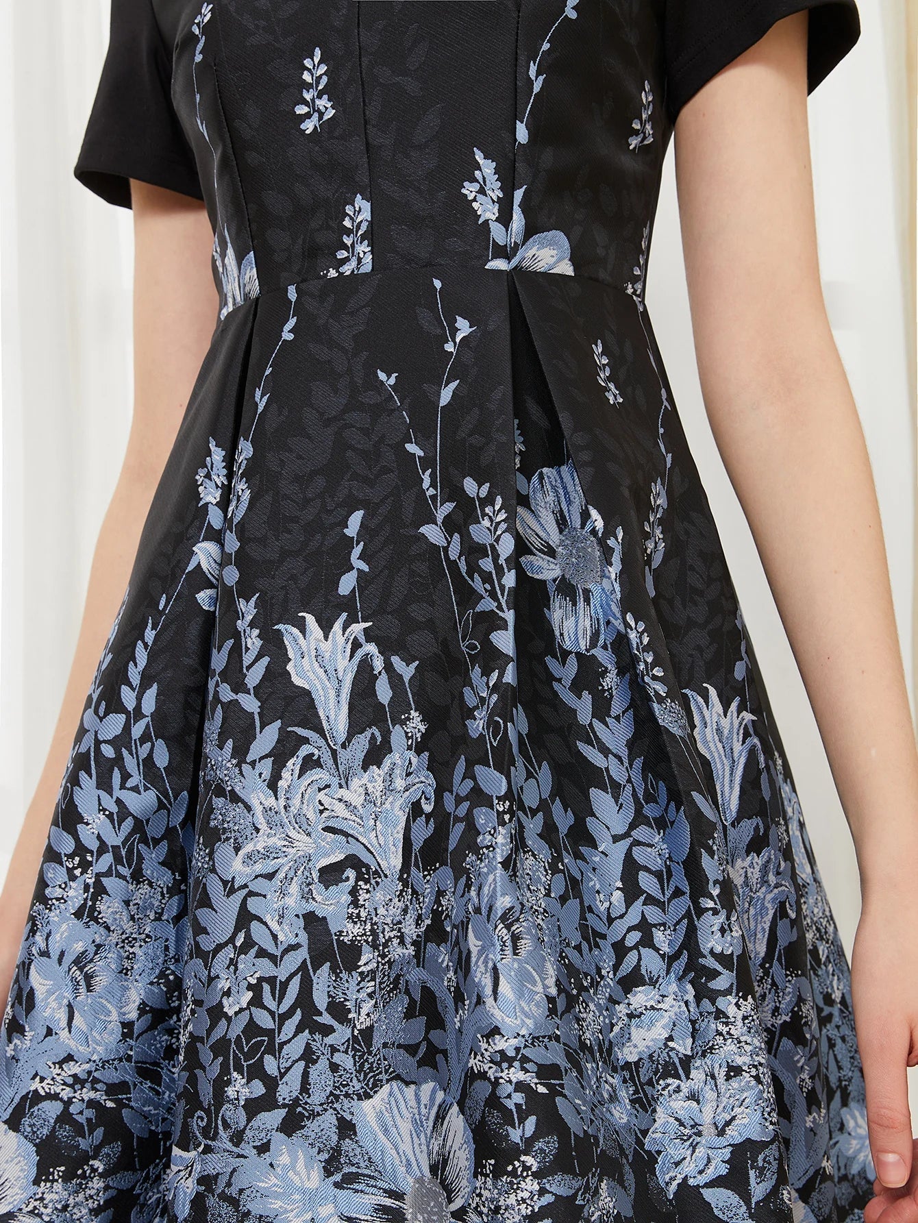 Jacquard Summer Maxi Dress – Elegant Women’s Party Evening Gown, Luxury Ball Gown - VougeVampUK