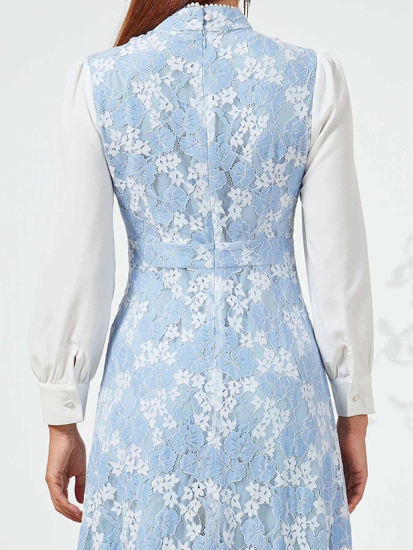 Elegant Women Dress – Spring Summer Luxurious Lace Party Dresses, Long Sleeve Formal Evening Clothing - VougeVampUK