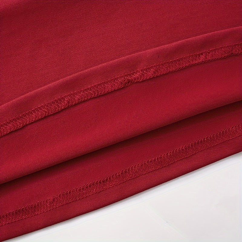 VougeVamp Women's High Collar Long Sleeve Mermaid Skirt – Elegant Pleated Floor-Length Gown - VougeVampUK