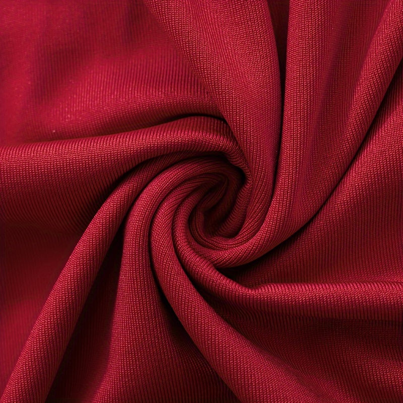 VougeVamp Women's High Collar Long Sleeve Mermaid Skirt – Elegant Pleated Floor-Length Gown - VougeVampUK