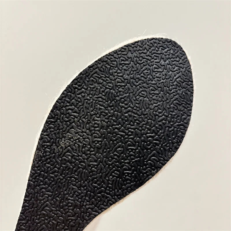 VougeVamp Women’s Straw Rope Weave Platform Slippers – Handmade Summer Sandals with Super High Wedge Heels