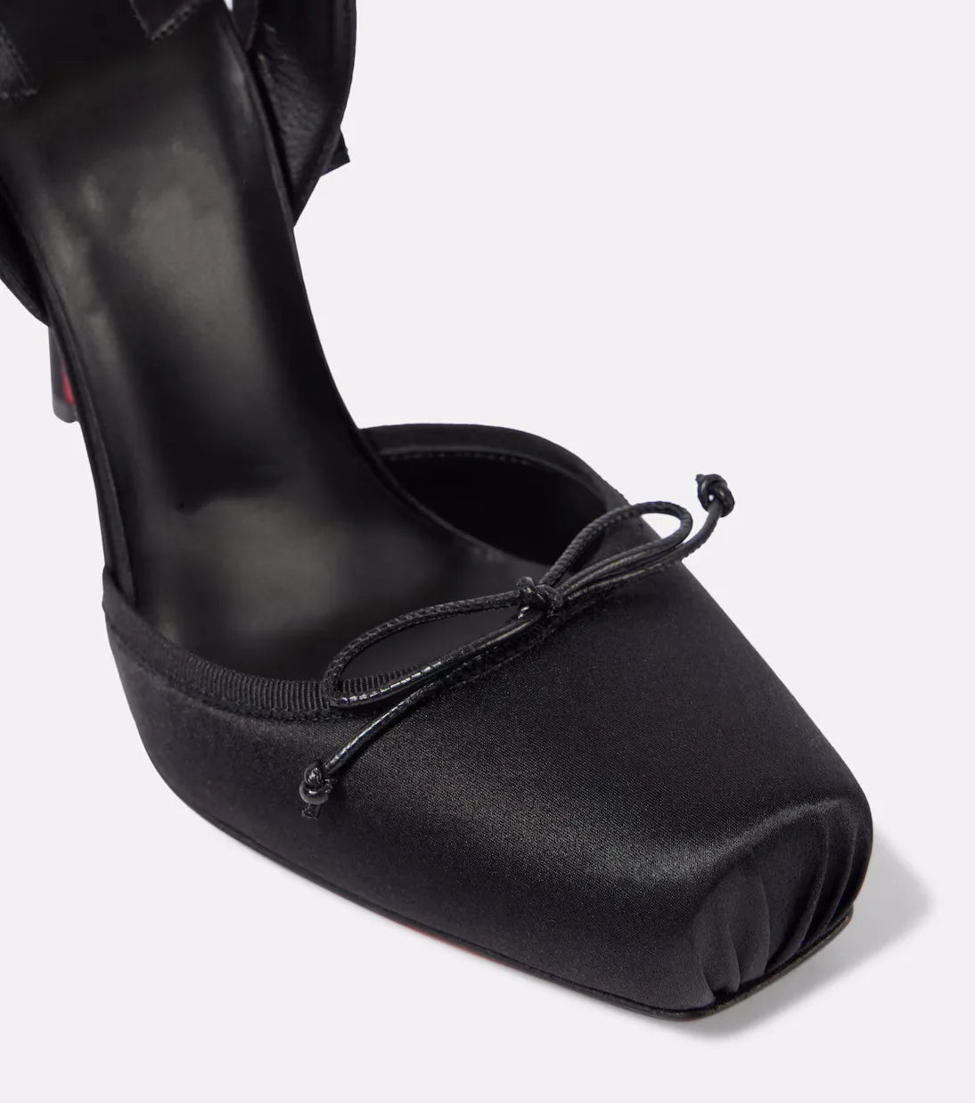 VougeVamp Square Satin High Heel Sandals for Women - Elegant Ankle Strap Thin Heel Party and Banquet Ballet Pumps