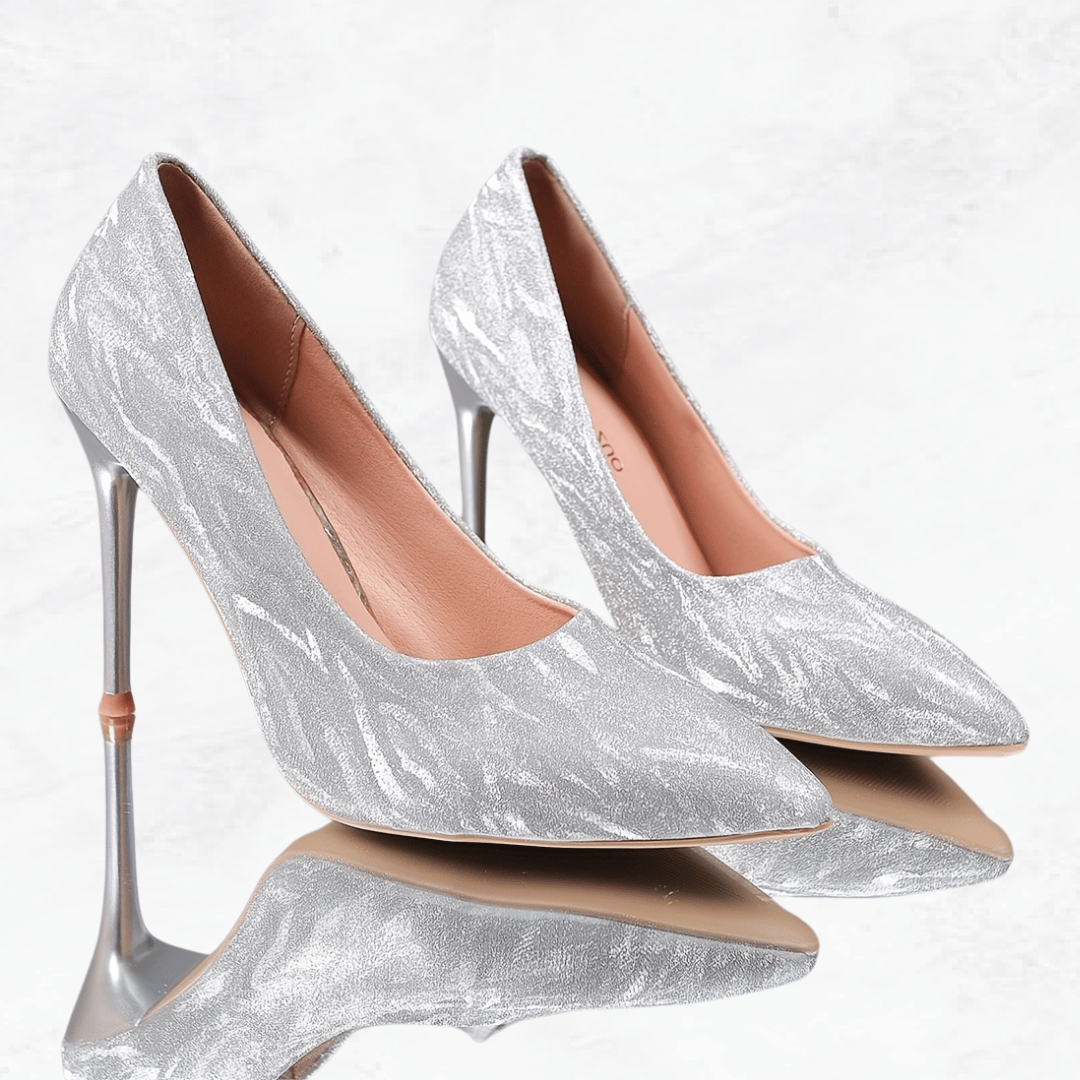 Stiletto Bridal Heels - Sleek Pointed Toe, High Heel Dress Pumps